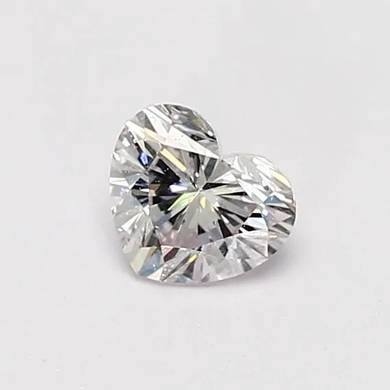 0.54 Carat Heart Faint Pink SI1 Natural Diamond