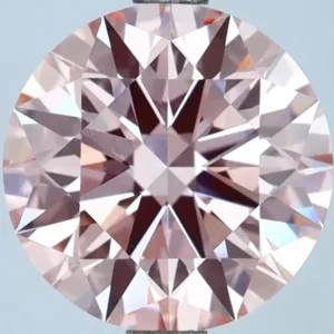 2.76 Carat Round Fancy Intense Pink VS1 Lab Diamond