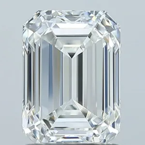 1.51 Carat H VVS2 EMERALD Diamond