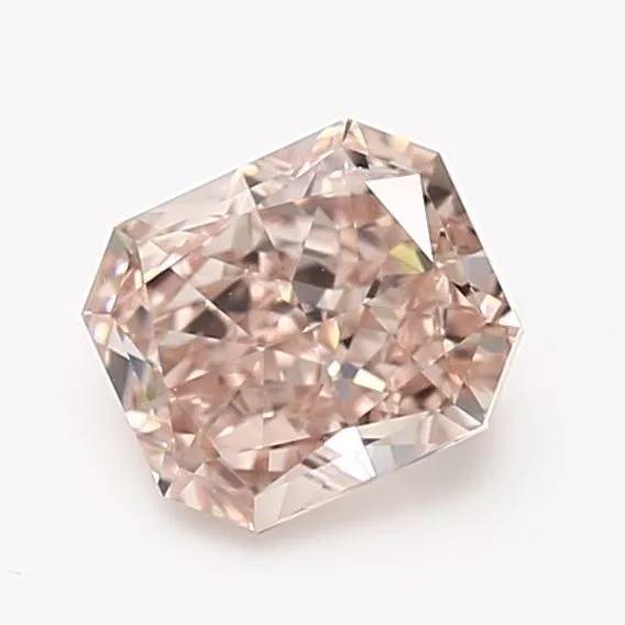 1.52 Carat Radiant Fancy Pink VVS1 Natural Diamond