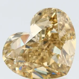 3.03 Carat Heart Fancy Yellow VS2 Natural Diamond