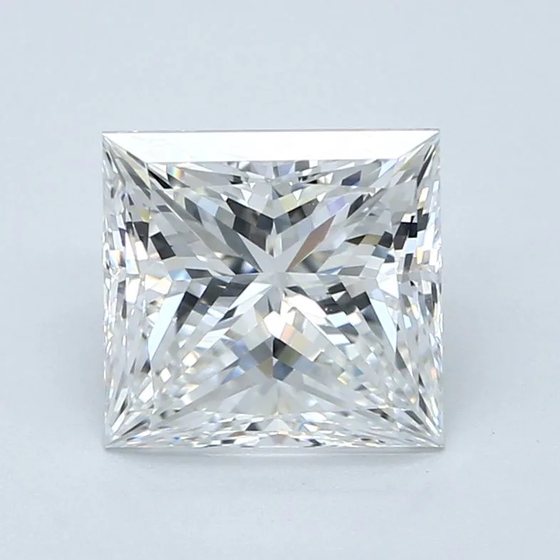 3.03 Carat F SI1 PRINCESS Diamond
