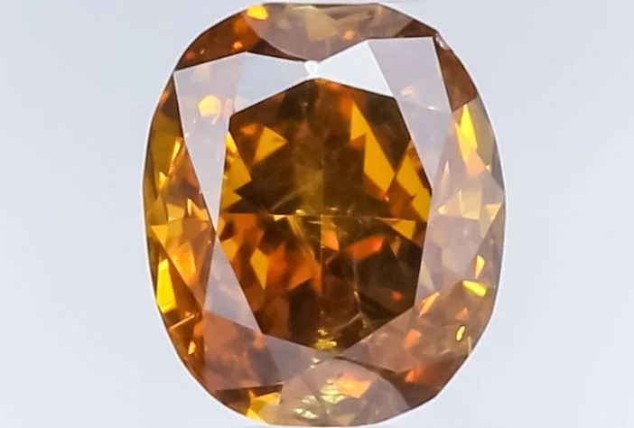 0.55 Carat Cushion Brilliant Fancy Deep Yellow Brown SI2 Natural Diamond 1 0.55 Carat Cushion Brilliant Fancy Deep Yellow Brown SI2 Natural Diamond