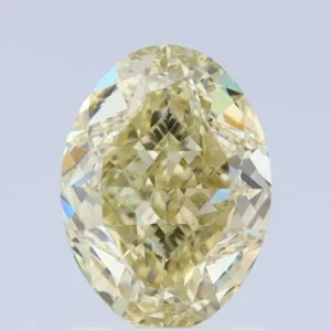2.01 Carat Oval Fancy Yellow IF Natural Diamond