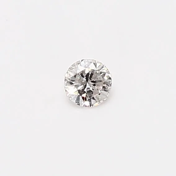 0.1 Carat Round Very Light Pink Natural Diamond