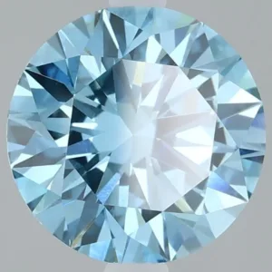2.15 Carat Round Fancy Vivid Blue VVS2 Lab Diamond
