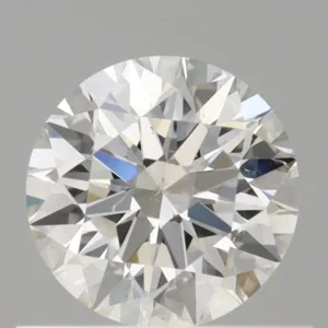 0.6 Carat Round H SI2 Natural Diamond