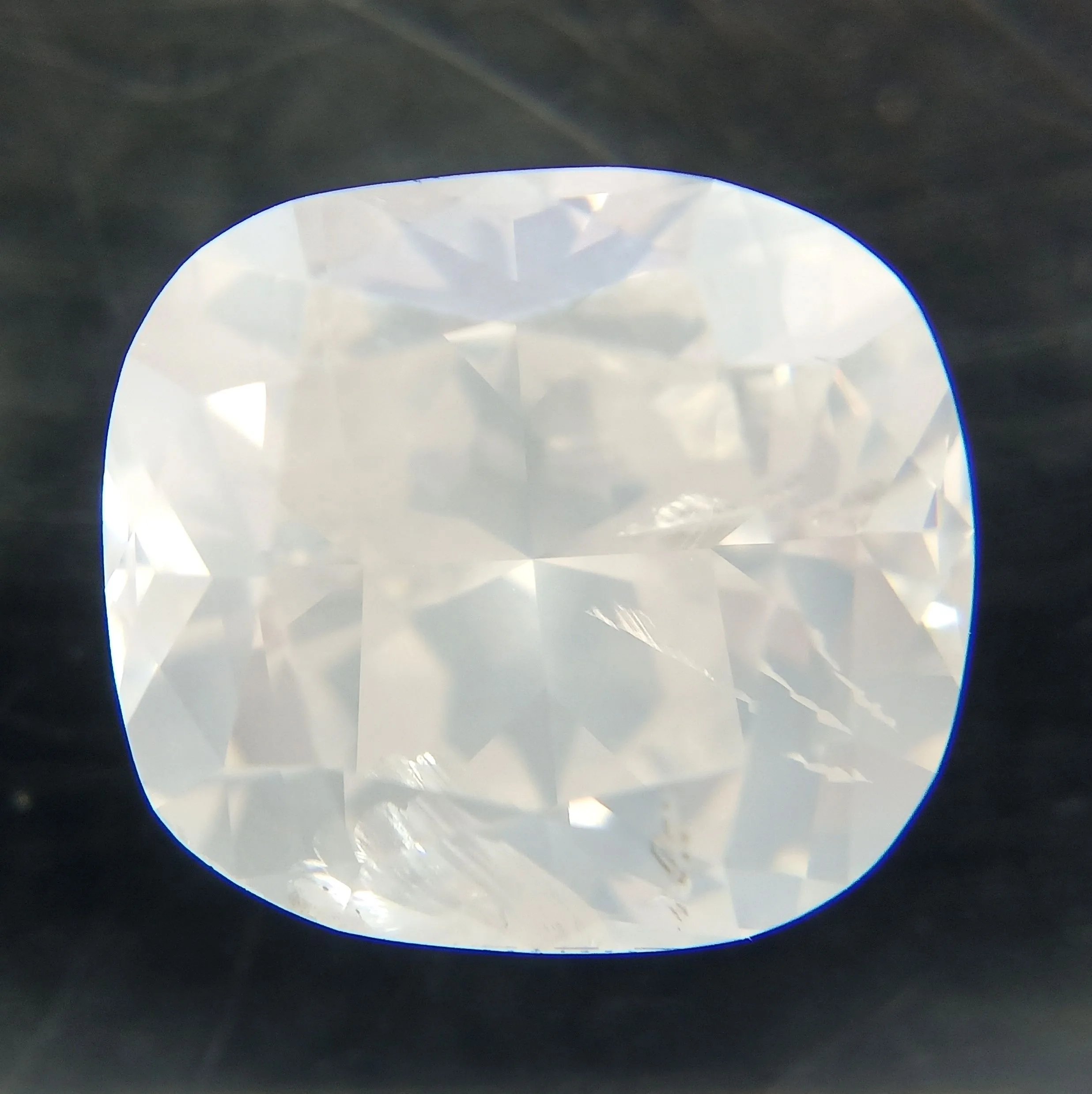 5.01 Carat Cushion Modified Fancy White Natural Diamond