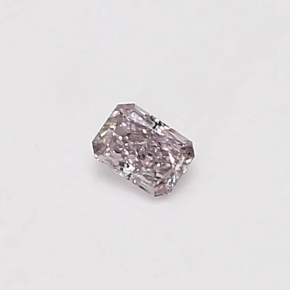 0.15 Carat Radiant Fancy Pink VS2 Natural Diamond