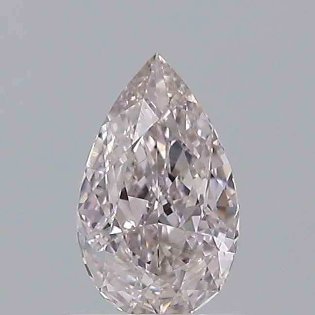 0.4 Carat Pear Fancy Light Brown Pink SI2 Natural Diamond