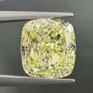 2.51 Carat Cushion Brilliant Fancy Yellow VVS1 Natural Diamond