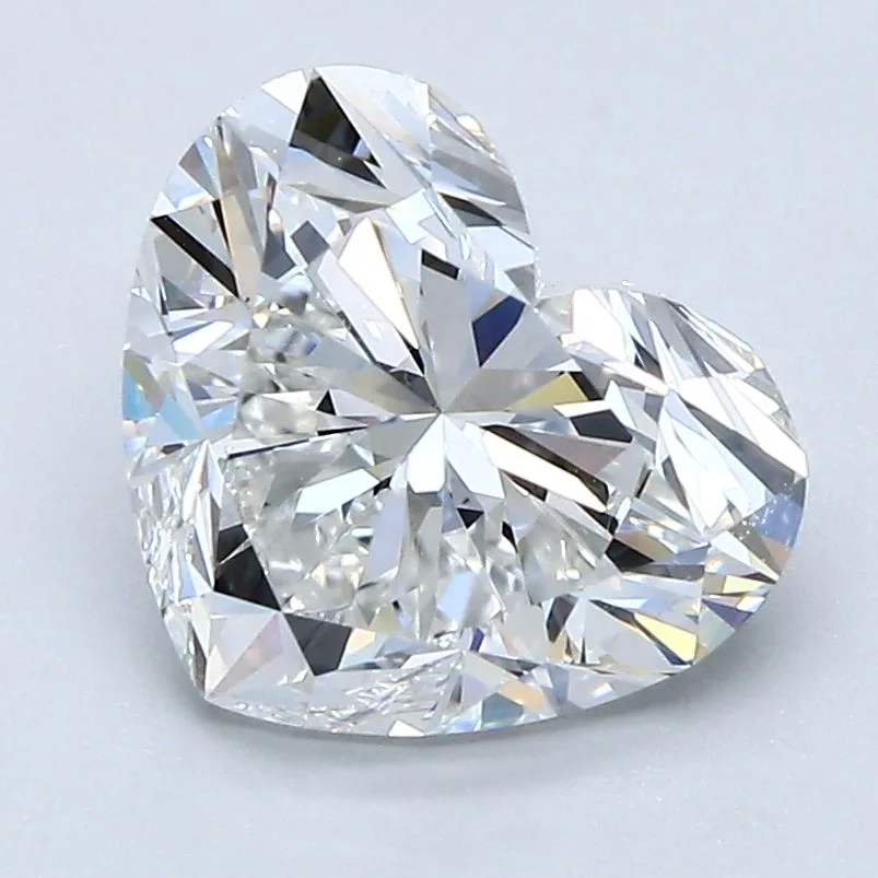2.61 Carat F VS2 HEART Diamond