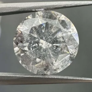 4.62 Carat Round Fancy Gray Natural Diamond