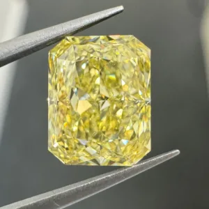 2.51 Carat Radiant Fancy Yellow VVS1 Natural Diamond