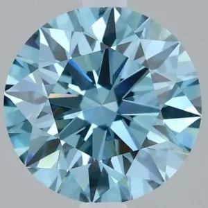 2.15 Carat Fancy Vivid Blue VVS2 ROUND Lab Diamond