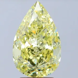 5.01 Carat Pear Fancy Yellow VS1 Natural Diamond
