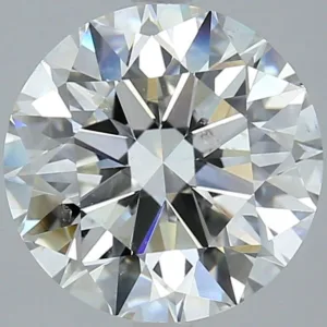 4.01 Carat Round J SI1 Natural Diamond