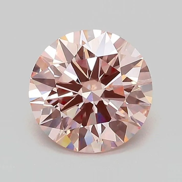 1.79 Carat Round Fancy Intense Pink VVS2 Lab Diamond