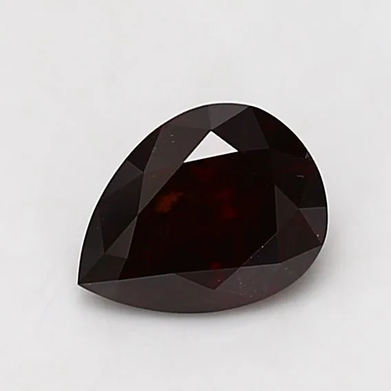 0.95 Carat Pear Fancy Dark Brown Natural Diamond