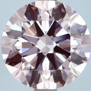 2.91 Carat Fancy Pink VS1 ROUND Lab Diamond