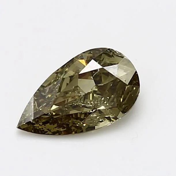 1.01 Carat Pear Fancy Yellow SI2 Natural Diamond