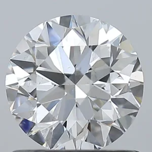 0.9 Carat Round F SI1 Natural Diamond