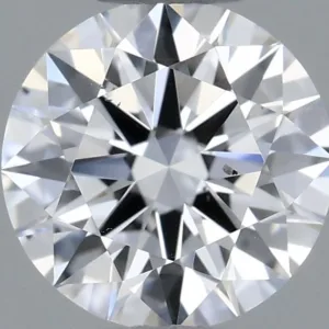 0.46 Carat Round D SI1 Natural Diamond