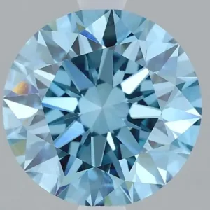 2.1 Carat Fancy Vivid Blue VVS2 ROUND Lab Diamond