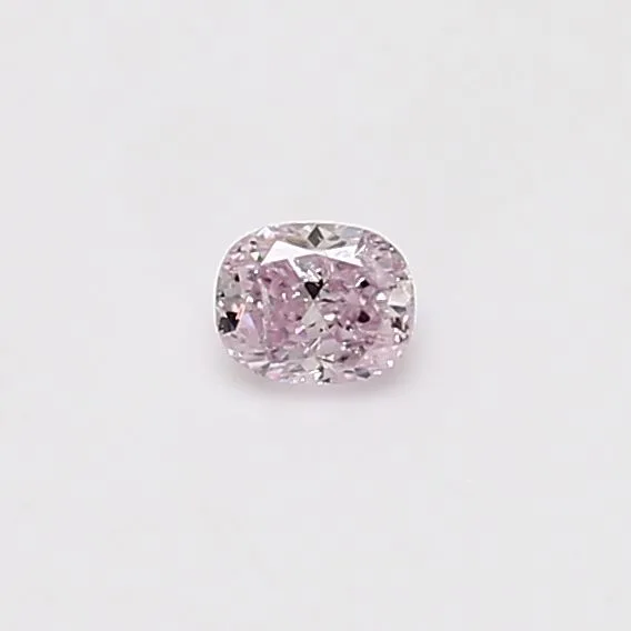 0.16 Carat Cushion Brilliant Fancy Pink I2 Natural Diamond