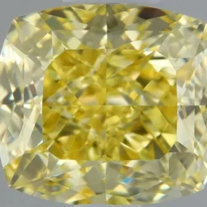 1.04 Carat Fancy Yellow VS1 CUSHION MODIFIED Diamond