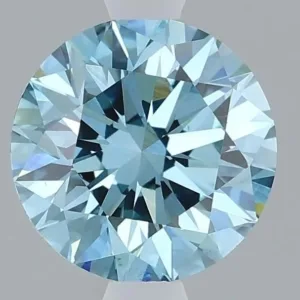 1.32 Carat Round Fancy Vivid Blue VS1 Lab Diamond