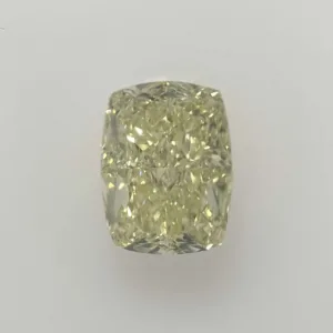 1.54 Carat Cushion Brilliant Fancy Light Yellow VVS1 Natural Diamond