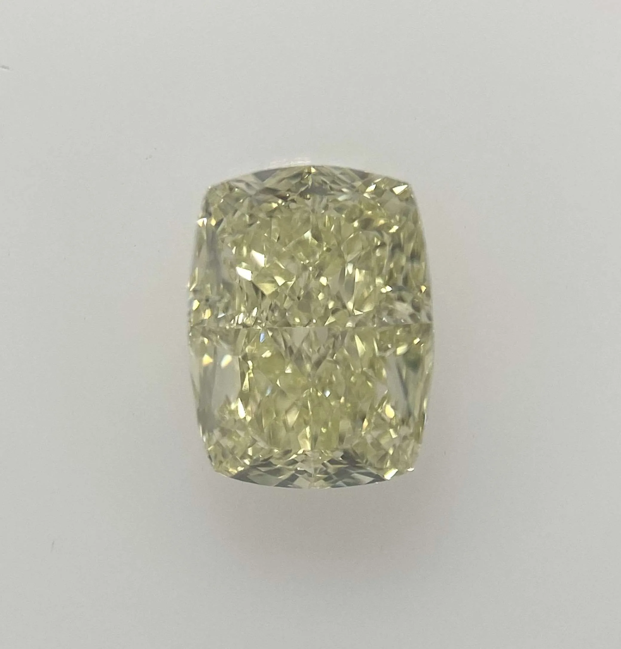 1.54 Carat Cushion Brilliant Fancy Light Yellow VVS1 Natural Diamond 1 1.54 Carat Cushion Brilliant Fancy Light Yellow VVS1 Natural Diamond
