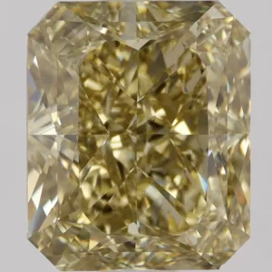 3.03 Carat Radiant Fancy Deep Yellow VS2 Natural Diamond