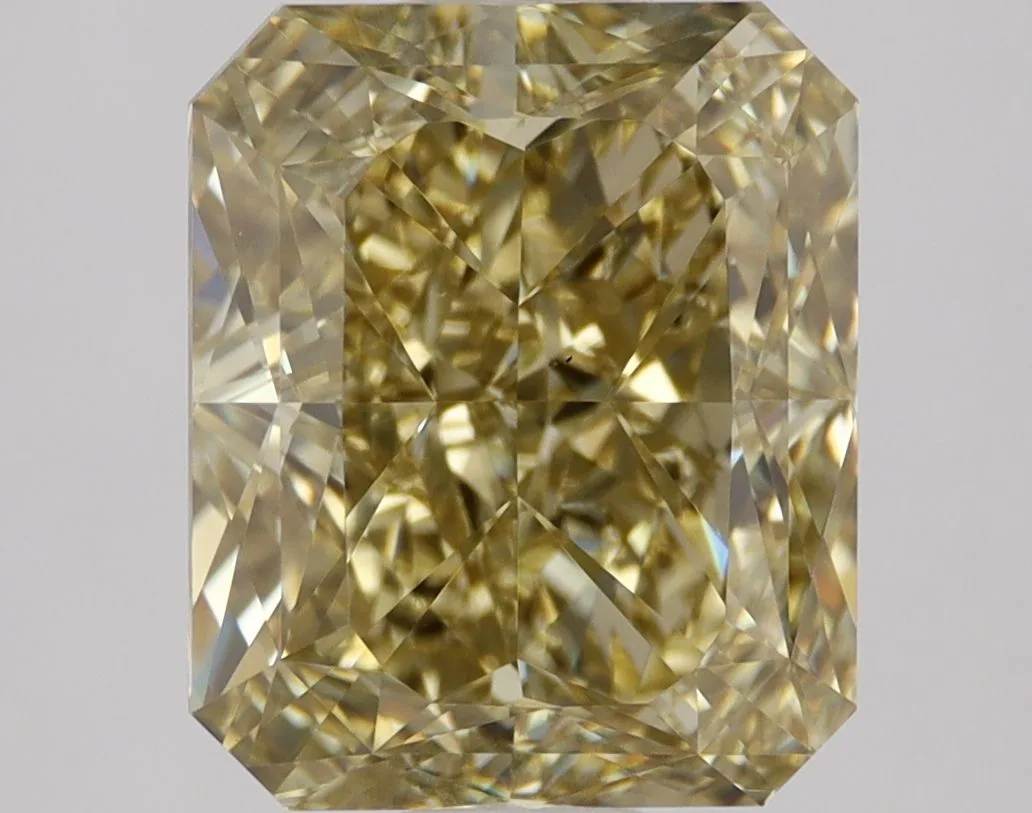 3.03 Carat Radiant Fancy Deep Yellow VS2 Natural Diamond 1 3.03 Carat Radiant Fancy Deep Yellow VS2 Natural Diamond