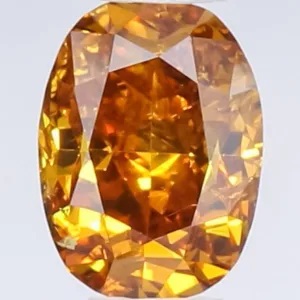 0.49 Carat Cushion Modified Fancy Deep Brown Natural Diamond