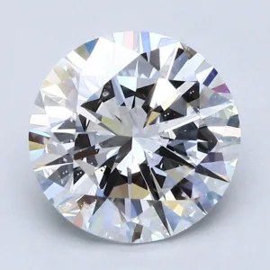 3.01 Carat Round D SI1 Natural Diamond