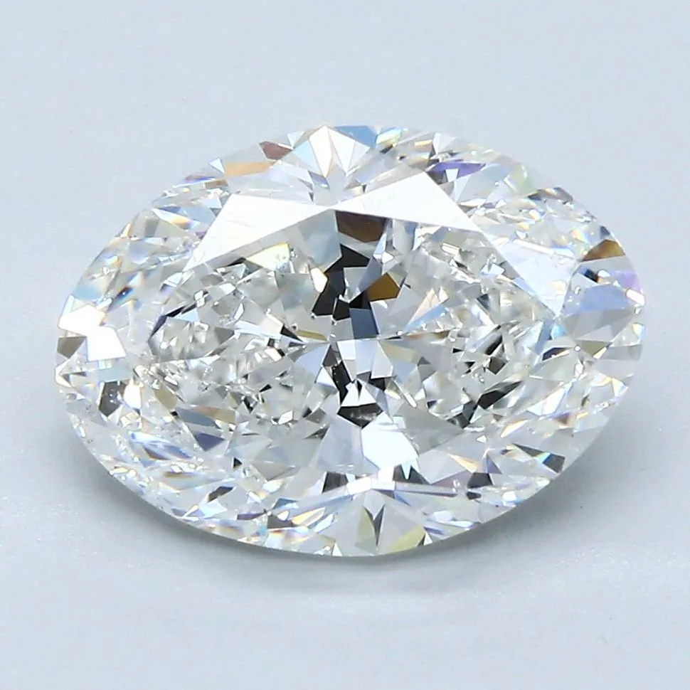 3.51 Carat F SI2 OVAL Diamond