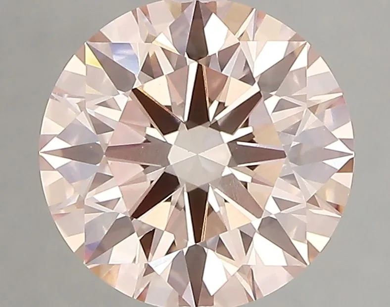 2.76 Carat Round Fancy Intense Pink VVS2 Lab Diamond 1 2.76 Carat Round Fancy Intense Pink VVS2 Lab Diamond