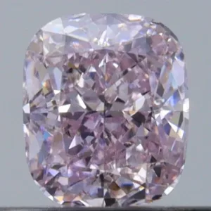 0.27 Carat Cushion Brilliant Fancy Light Pink VS1 Natural Diamond