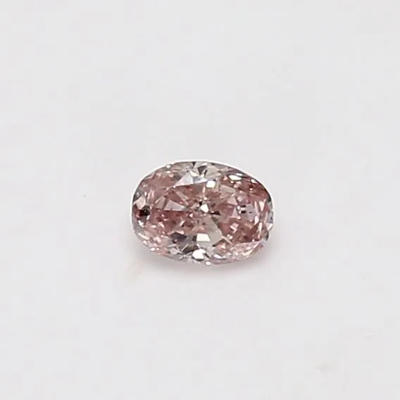 0.15 Carat Oval Fancy Pink SI2 Natural Diamond
