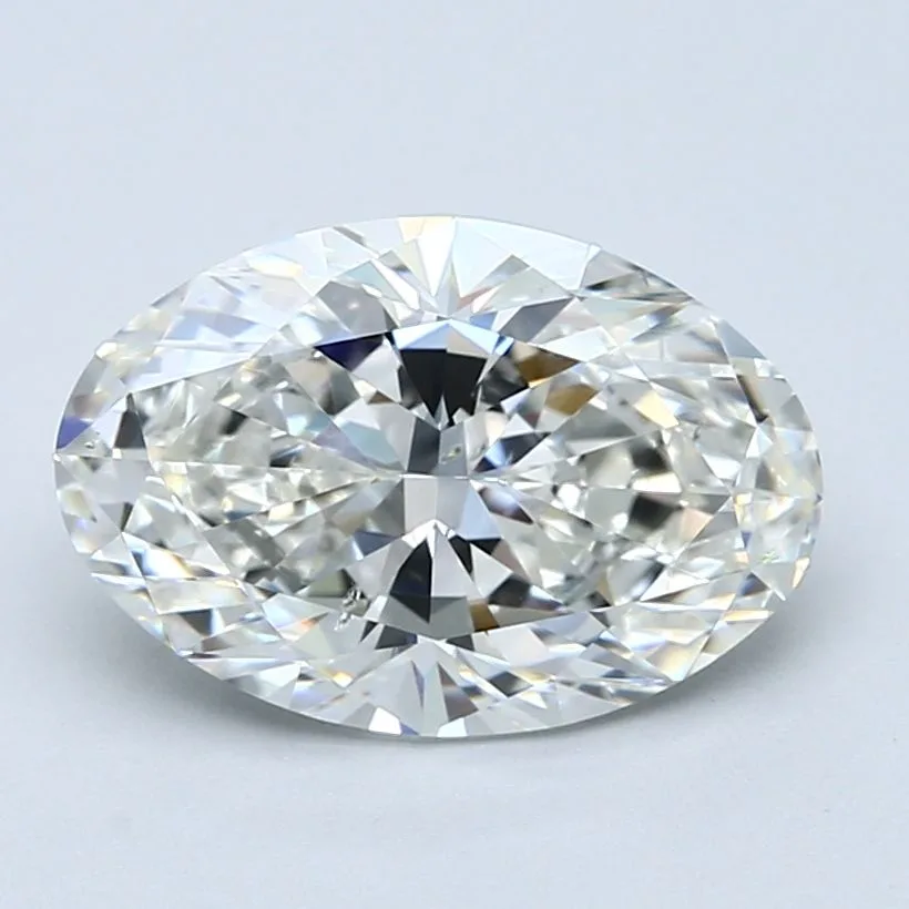 3.02 Carat H SI1 OVAL Diamond