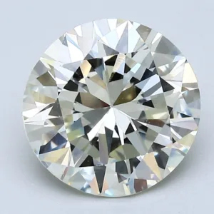 2.66 Carat Round N VVS2 Natural Diamond