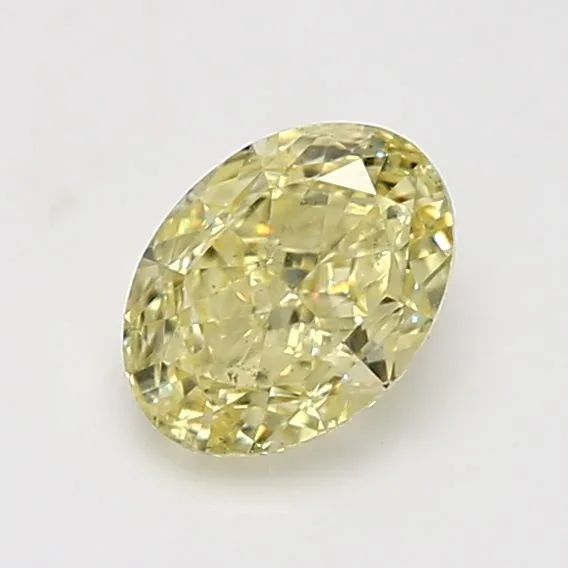 1.18 Carat Oval Fancy Yellow SI1 Natural Diamond
