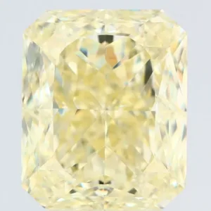 5.02 Carat Radiant Fancy Light Yellow VS1 Natural Diamond
