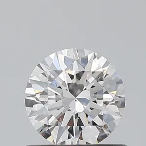 0.58 Carat Round E SI1 Natural Diamond