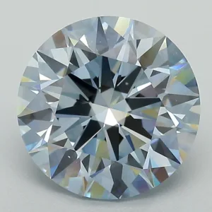 3.57 Carat Round Fancy Intense Blue VS1 Lab Diamond