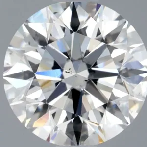 0.92 Carat Round H SI1 Natural Diamond