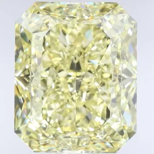 2.3 Carat Radiant Fancy Yellow VVS2 Natural Diamond
