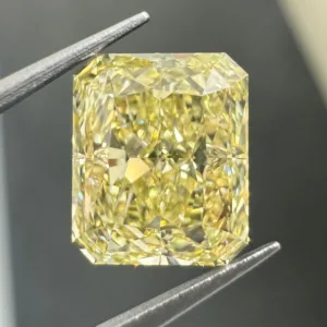 2.3 Carat Radiant Fancy Yellow VS2 Natural Diamond